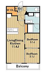 物件の間取り