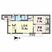 ラ・リヴェール 0102 ｜ 奈良県橿原市小槻町343-1（賃貸アパート2LDK・1階・60.05㎡） その2