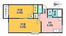間取図画像 2DK