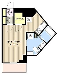 BPRレジデンス町田 1Kの間取図画像