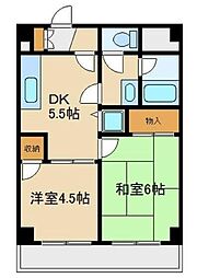 ファミールコミヤ 2Kの間取図画像