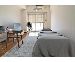 ヴィラ・ロクロー 107 1階1Kのリビング/ダイニング