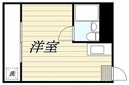メゾン・ド・富士見町 ワンルームの間取図画像