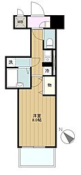 イーストガーデンリバーサイド町田 1Kの間取図画像