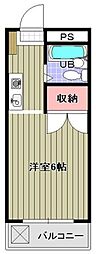 ライブスクエア ワンルームの間取図画像