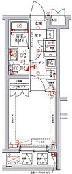 セジョリ横浜鶴見 1Kの間取図画像