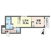 クラウド　ヒル 00201 ｜ 東京都中野区鷺宮４丁目450-1（賃貸マンション1LDK・2階・40.21㎡） その2