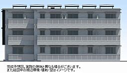 完成予想図。実際の建物と異なる場合がございます。また絵図中の周辺環境・植栽・空はイメージです。