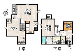 CB弥生フィオーレ 1LDKの間取図画像
