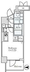 グランドレジデンスミタカ 1Kの間取図画像