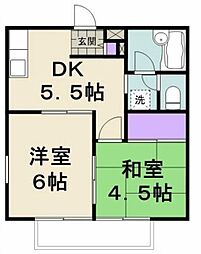 ボン・メゾン 2DKの間取図画像