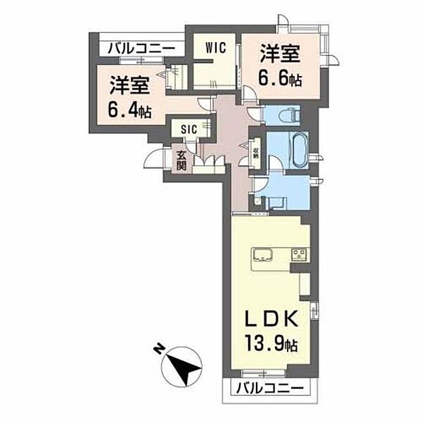 グランエス長束 A0201｜広島県広島市安佐南区長束３丁目(賃貸マンション2LDK・2階・73.97㎡)の写真 その2