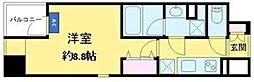 W-gates Tower 1Kの間取図画像