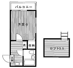 落合駅 6.5万円