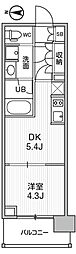 墨田区立川4丁目マンション 1DKの間取図画像
