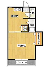 タイコウビル 1DKの間取図画像
