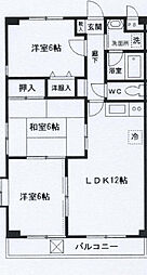 リバーリッジ町田 3LDKの間取図画像