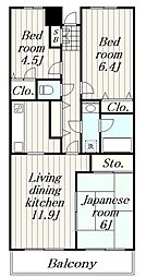 エクレール綾瀬 2階