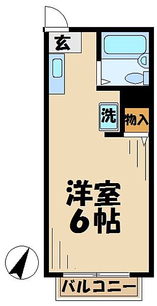 サンライズＳＡＴＯＨ　サトウ 0307｜東京都八王子市松木(賃貸マンション1K・3階・17.87㎡)の写真 その2