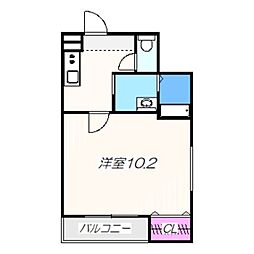 フジパレス堺南長尾3番館 1Kの間取図画像