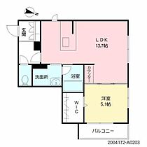 シャーメゾン鶴崎 A0203 ｜ 大分県大分市西鶴崎２丁目10-25（賃貸アパート1LDK・2階・45.90㎡） その2