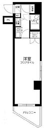 クロムハイツ 1Kの間取図画像