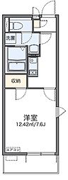 レオネクストヴォラーレ 1Kの間取図画像