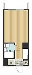 TOP三軒茶屋NO4 ワンルームの間取図画像