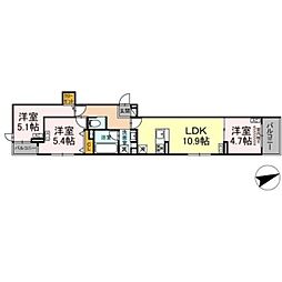 セレスティア一之江 2階/203