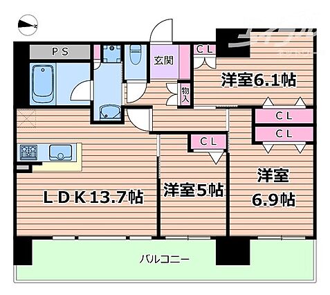 ラウロ相川リーヴァ_間取り_0