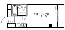 ディアハウス富士見町 ワンルームの間取図画像