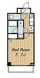 メインステージ府中中河原駅前 3階1Kの間取り