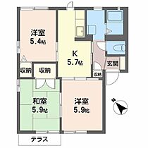 トリアス 0101 ｜ 滋賀県守山市今宿２丁目8-28（賃貸アパート3K・1階・50.78㎡） その2