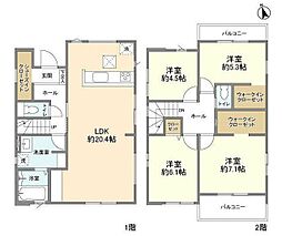 Ｋｏｌｅｔ小宮 4LDKの間取り