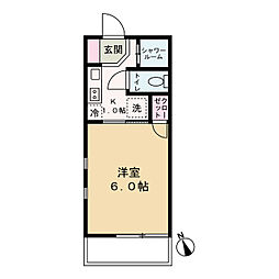 petite Maison 1Kの間取図画像