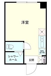 DIAMONDRESIDENCE西神田 ワンルームの間取図画像