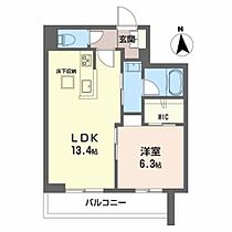 バルビゾン花園 102 ｜ 香川県高松市花園町２丁目8-36（賃貸マンション1LDK・1階・46.01㎡） その2