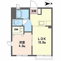 シエスタ水沢 103 ｜ 岩手県奥州市水沢字後田58（賃貸アパート1LDK・1階・30.00㎡） その2