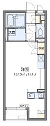 ミランダベルエスポワール秋津 ワンルームの間取図画像