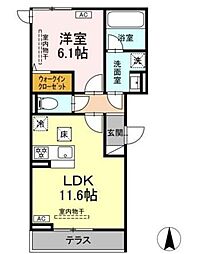 間取図画像 1LDK