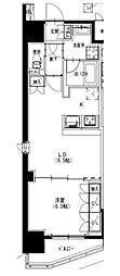 S-RESIDENCEHIKIFUNE 1LDKの間取図画像