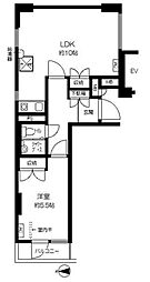 麹町パーソナルハウス 4階1LDKの間取り