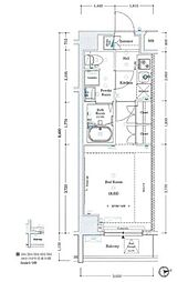ARKMARK上北沢 1階1Kの間取り