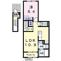 ミドルビレッジ　ヒロ　10 202 ｜ 新潟県柏崎市宝町3番83号（賃貸アパート1LDK・2階・44.22㎡） その2