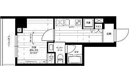ステージファースト東日本橋 10階1Kの間取り