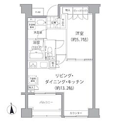 エーデル練馬 1LDKの間取図画像