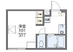 レオパレス昴 1Kの間取図画像