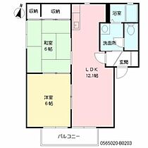 ヴェルヌーブ　Ｂ棟 B0203 ｜ 福岡県福岡市早良区賀茂４丁目32-3（賃貸アパート2LDK・2階・50.78㎡） その2