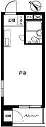 メゾン・ド・ポルシュ ワンルームの間取図画像