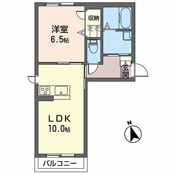 ウィローズガーデン 101｜福島県福島市飯坂町字横町(賃貸アパート1LDK・1階・41.17㎡)の写真 その2